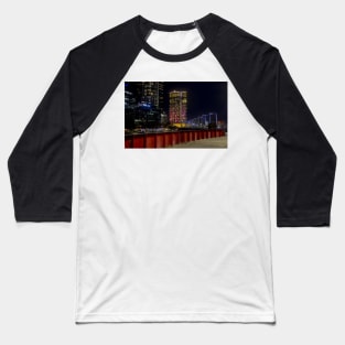 Yarra footbridge, Melbourne, Victoria, Australia. Baseball T-Shirt